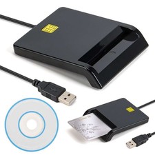 1/2Pcs USB 2.0 Smart Card Reader DOD Military CAC Access-Bank card-ID For Mac OS picture