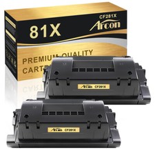 2PK CF281X Black Toner cartridge For HP 81X LaserJet Enterprise M605n M606x 25K picture