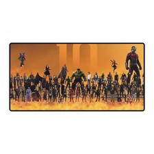Marvel Studios 10th Anniversary Cinematic Universe Heroe Gold Mouse Pad Desk Mat picture