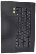 ASUS H7606W Black Palmrest Top Case QWERTY Keyboard Replacement picture