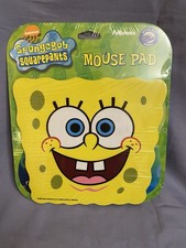 2002 NEW SpongeBob SquarePants Yellow Computer Mouse Pad Nickelodeon RARE picture