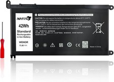 For Dell Inspiron 5000 7000 Series 42Wh Laptop Battery WDX0R High Capacity picture