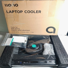 LLano (V12) Gaming Laptop Cooling Pad, RGB Lights and stand (NICE) picture