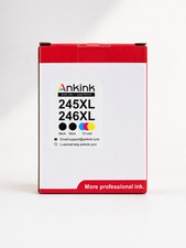 Ankink 245XL 246XL 3-Pack Compatible Ink Cartridge Replacement for Canon PG 245  picture