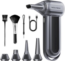 WOLFBOX MF100 150K RPM Cordless Air Duster Blower, 3-Speed for PC Keyboard Car picture
