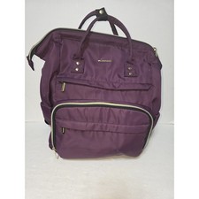 LOVEVOOK Women's Laptop Backpack USB Port Burgundy 17