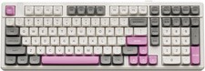 GK GAMAKAY TK101 98% Mechanical Keyboard - White/Gray/Pink picture