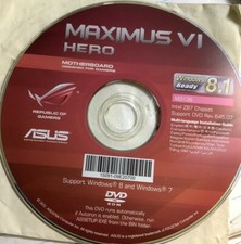 ASUS GENUINE MOTHERBOARD SUPPORT DISK  Maximus VI Hero GENE M3139 -DVD ROM picture
