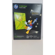 HP Everyday Photo Paper Glossy 8.5x11 Inkjet Paper 50 count Q8723A Disney Donald picture