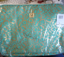 New Mary Square Jessica Shimmer Laptop Carrier Case Green & Gold (41) picture