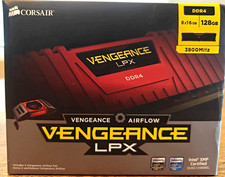 ULTRA RARE Brand NEW Corsair Vengeance LPX 128GB (8x16GB) DDR4 3800MT/s w Cooler picture