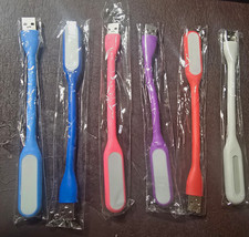 USB Mini LED Night Light Book Lamp Portable Bendable Reading Light picture