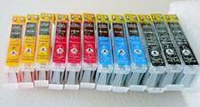 CLI8 BLK C M Y Ink Cartridge for Canon Pixma iP5300 iP5200 MP970 MP960 950 12PK picture