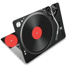 SUPERDANT Laptop Skin Sticker Vintage 38cmx27cm/14.9x10.6inch, Black+red picture