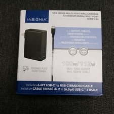 Insignia 112W USB-C Wall Charger with 2 USB-C & 1 USB Ports GaN PD 3.0 PPS picture