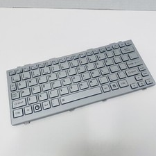 Laptop Keyboard FOR Toshiba NSK-TJ001 Silver EXCELLENT Condition picture