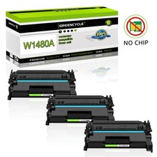 [NO CHIP] 3PK W1480A Toner Cartridge Fit for HP Pro 4001dn MFP 4101fdn 4101fdw picture