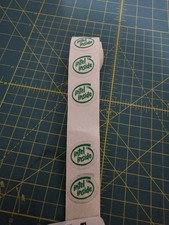 5pcs Green Vintage Old School  Intel Inside stickers oval 1  1/4