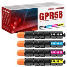 Full Set GPR-56 Black Cyan Yellow Magenta Toner Cartridge Set for Canon C7580 picture