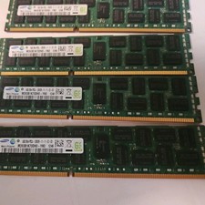 Lot of 4x 8GB DDR3 PC3-12000R ECC RDIMM Samsung M393B1K70DH0 Server RAM picture