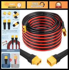 10AWG XT60 Extension Cable 35FT Male to Female Connector for Solar Power, RC Bat picture