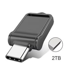 2TB USB 3.0 Type-C OTG Flash Drive Dual USB Metal Memory Stick for PC Phone picture