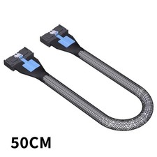 ADT PCIe 4.0 x16 MCIO Graphics Card Card Extender Cable GEN4 PCI-E X16 to X8 X8 picture