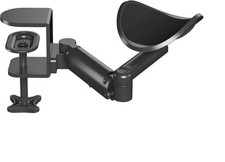 Bontec Clamp-on Ergonomic Adjustable Armrest, Desk Cradle 1-pack, Black - NEW picture
