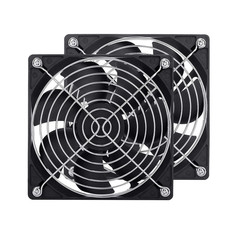 2 Pack 120Mm Fan DC 12V Computer Fan 120Mm X 120Mm X 25Mm 2-Pin High Performanc picture
