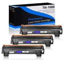 3PK TN1000 Toner Cartridge for Brother DCP1510 DCP1510R DCP1512 HL-1112 1512R picture