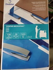 DOMTAR MICROPRINT LASER 17x11 COMPUTER PRINTER PAPER~36 Sheets picture