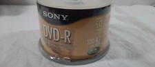 SONY 50 Pack DVD-R 1-8X 4.7 GB 120 Minutes Spindle Blank Sealed picture