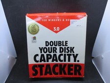 Vintage Stacker Software - Doubles Your Disk Capacity (PC, 1992) Rare Find  picture