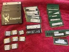 LOT memory(19) + SSD(25)  - DDR4 - DDR5   SEE DESCRIP. picture