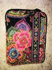 Vera Bradley Bohemian Medallion Mini Tablet Holder Zip Case Floral Organizer 8.5 picture