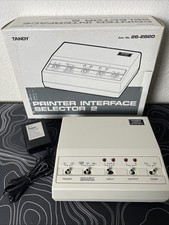 Vintage Radio Shack Tandy 1000 Printer Interface Selector 2 Parallel # 26-2820 picture