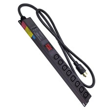 30 amp Metered PDU, 8 Outlets (8 C13) Aluminum Alloy Shell, 120-240V, L6-30P A.. picture