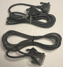 (2) Belkin F3D112-10 DB25 Parallel Printer Data Cable M/F Lot 2 10FT picture