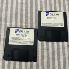 Vintage Software Parsons Technology Atomic Clock 3.0 For Windows 1995 picture