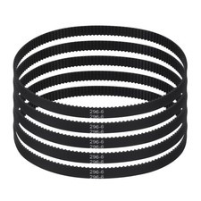 296mm GT-2 Timing Belt, 5pcs 6mm Width 2mm Pitch 3D Printing Closed Loop, Black picture