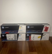 New Sealed OEM Genuine HP 414A Toner Full Set Of 4 Black, Cyan, Magenta, Yellow  picture