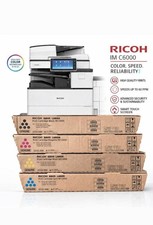 Genuine Ricoh IM C4500/IM C6000 OEM  CMYK TONER  842279,842280,842281,842282 NEW picture