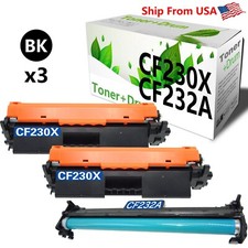 2PK CF230X Toner Cartridge 1PK 232A Drum Unit for Pro M203dn MFP M227fdw Printer picture