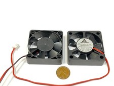 2 Pieces 12v 50mm x 15mm Cooling Fan Brushless Axial 5015 50x50x15mm 2Pin E34 picture