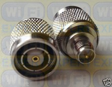 RP-TNC male (female pin) PLUG to RP-SMA female (male pin JACK RF Coaxial adapter picture