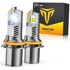 9004 HB1 Bulbs Hi/Low Beam, 50,000LM 6500K White Brightness, True 1:1 9004-HB1 picture