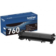 Brother TN760 Genuine OEM Black High Yield Toner Cartridge - HL-L2350DW New picture