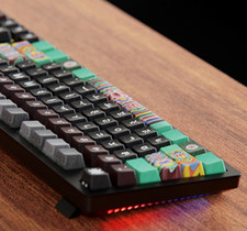 C.E.dot “Dancheong” Black PBT Keycap Set – Compatible with mechanical keyboards picture