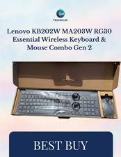 Lenovo KB202W MA203W RG30 Essential Wireless Keyboard & Mouse Combo Gen 2 picture