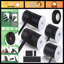 132ft Expandable Braided Cable Sleeve - Mesh Wire Loom for Automotive & Home Dev picture